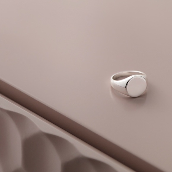 Signet Midi Ring | 925 Silver - Picture 5 of 7